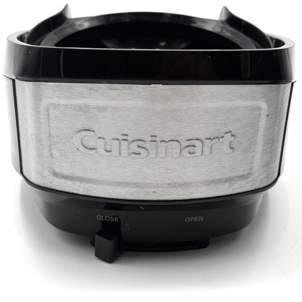 Cuisinart CJE-500 Filter Housing Replacement Part Silver Black Stainless Steel